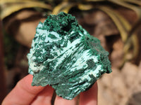 Natural Rare Drusy Chrysocolla and Malachite Specimens x 6 From Congo