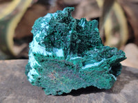 Natural Rare Drusy Chrysocolla and Malachite Specimens x 6 From Congo