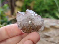 Natural Mixed Amethyst and Cactus Spirit Quartz Clusters x 35 From Boekenhouthoek, South Africa