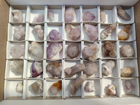 Natural Mixed Amethyst and Cactus Spirit Quartz Clusters x 35 From Boekenhouthoek, South Africa