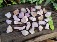 Natural Mixed Amethyst and Cactus Spirit Quartz Clusters x 35 From Boekenhouthoek, South Africa
