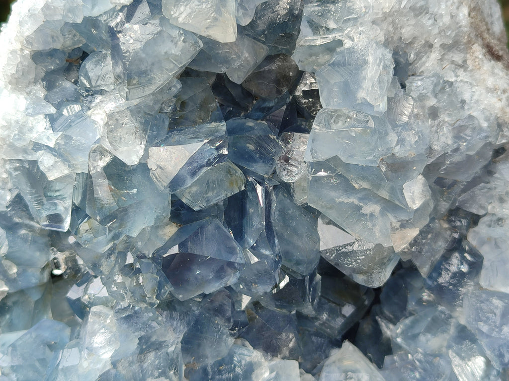 Natural Large Celestite Geode Specimen x 1 From Sakoany, Madagascar - Toprock Gemstones and Minerals 