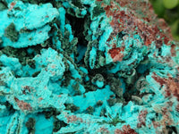 Natural Chrysocolla Blade Crystal Pseudomorph after Malachite with Drusy Coated Ball Malachite on Dolomite x 1 From Lupoto Mine, Congo
