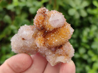 Natural Mixed Amethyst Spirit Quartz Clusters x 12 From Boekenhouthoek, South Africa
