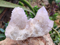 Natural Amethyst Spirit Quartz Clusters x 2 From Boekenhouthoek, South Africa