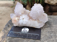Natural Amethyst Spirit Quartz Clusters x 2 From Boekenhouthoek, South Africa