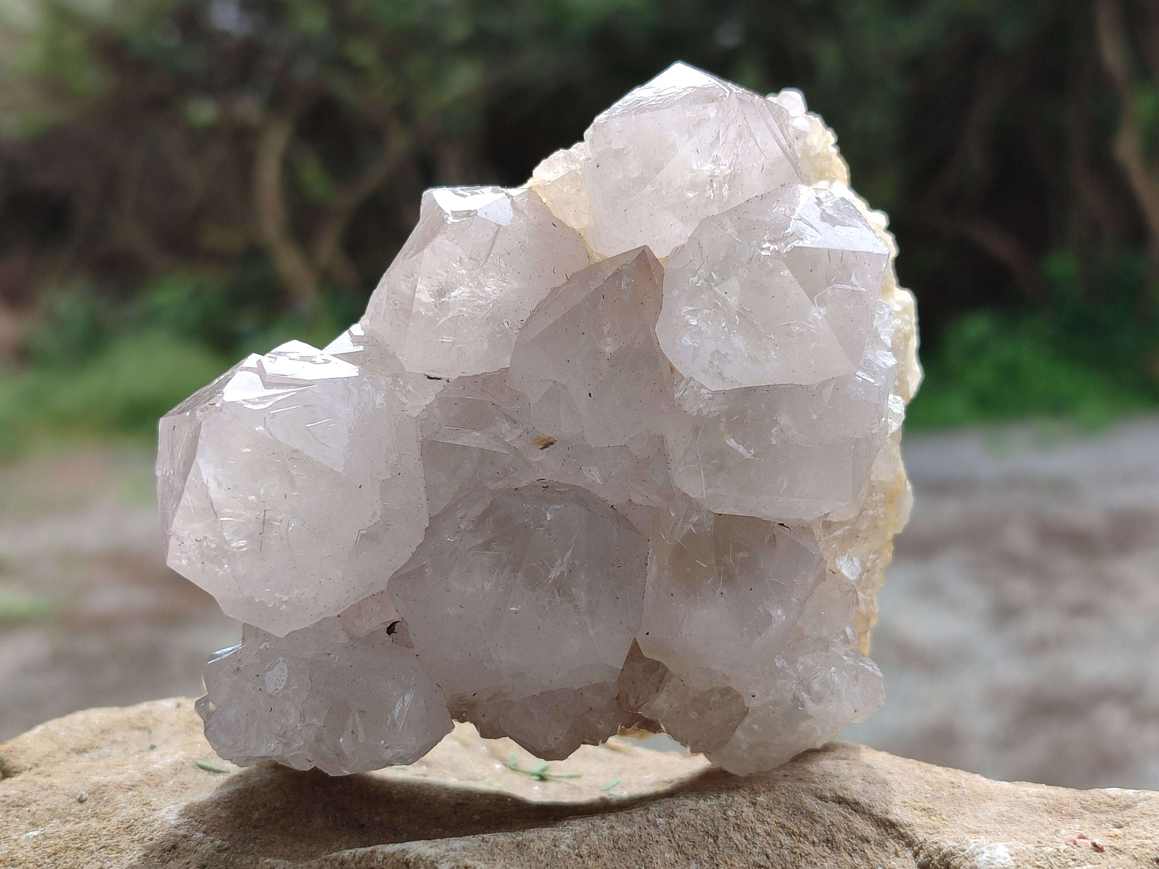 Natural Amethyst Spirit Quartz Clusters x 2 From Boekenhouthoek, South Africa - Toprock Gemstones and Minerals 