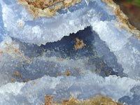 Natural Blue Lace Agate Geode Specimens x 6 From Nsanje, Malawi