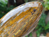 Polished Neolite Standing Free Forms x 3 From Prieska, South Africa