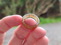 Polished Mix of Selected Stone Rings x 35 From Southern Africa