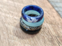 Polished Mix of Selected Stone Rings x 35 From Southern Africa