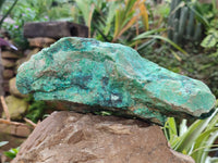 Natural Shattuckite with Chrysocolla and Malachite Cutting Material x 3 From Namibia