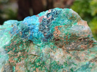 Natural Shattuckite with Chrysocolla and Malachite Cutting Material x 3 From Namibia