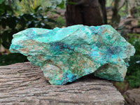Natural Shattuckite with Chrysocolla and Malachite Cutting Material x 3 From Namibia