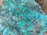Natural Shattuckite with Chrysocolla and Malachite Cutting Material x 3 From Namibia