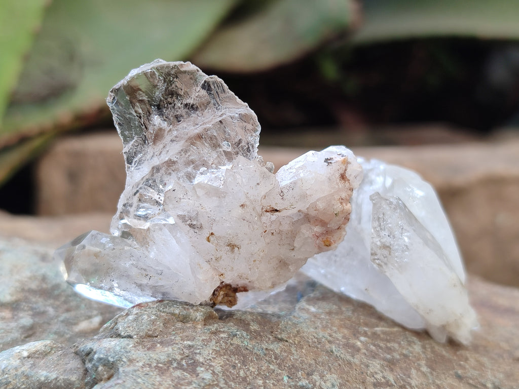 Natural Brandberg Quartz Crystals x 35 From Brandberg Mountain, Namibia - Toprock Gemstones and Minerals 