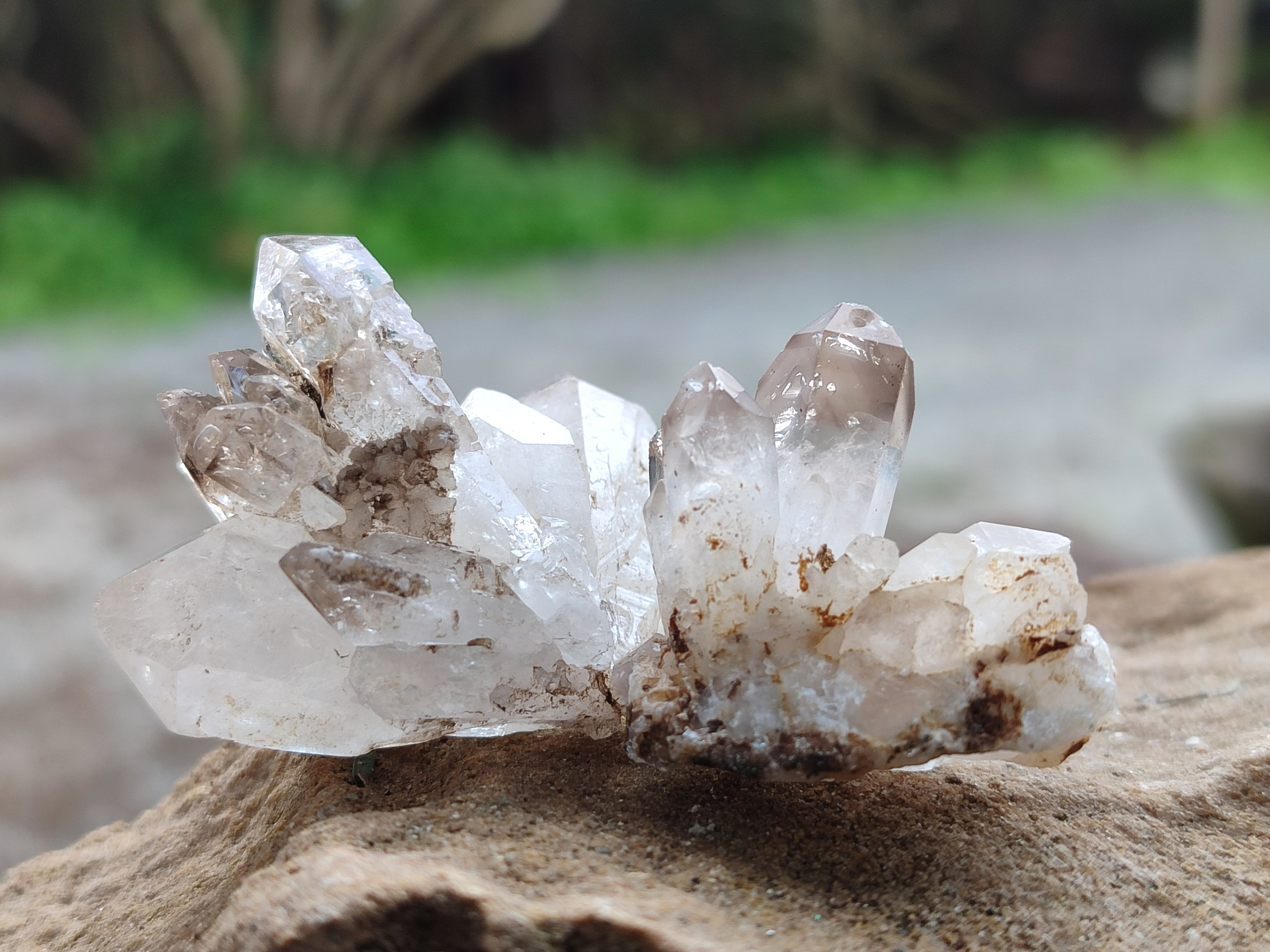 Natural Brandberg Quartz Crystals x 35 From Brandberg Mountain, Namibia - Toprock Gemstones and Minerals 