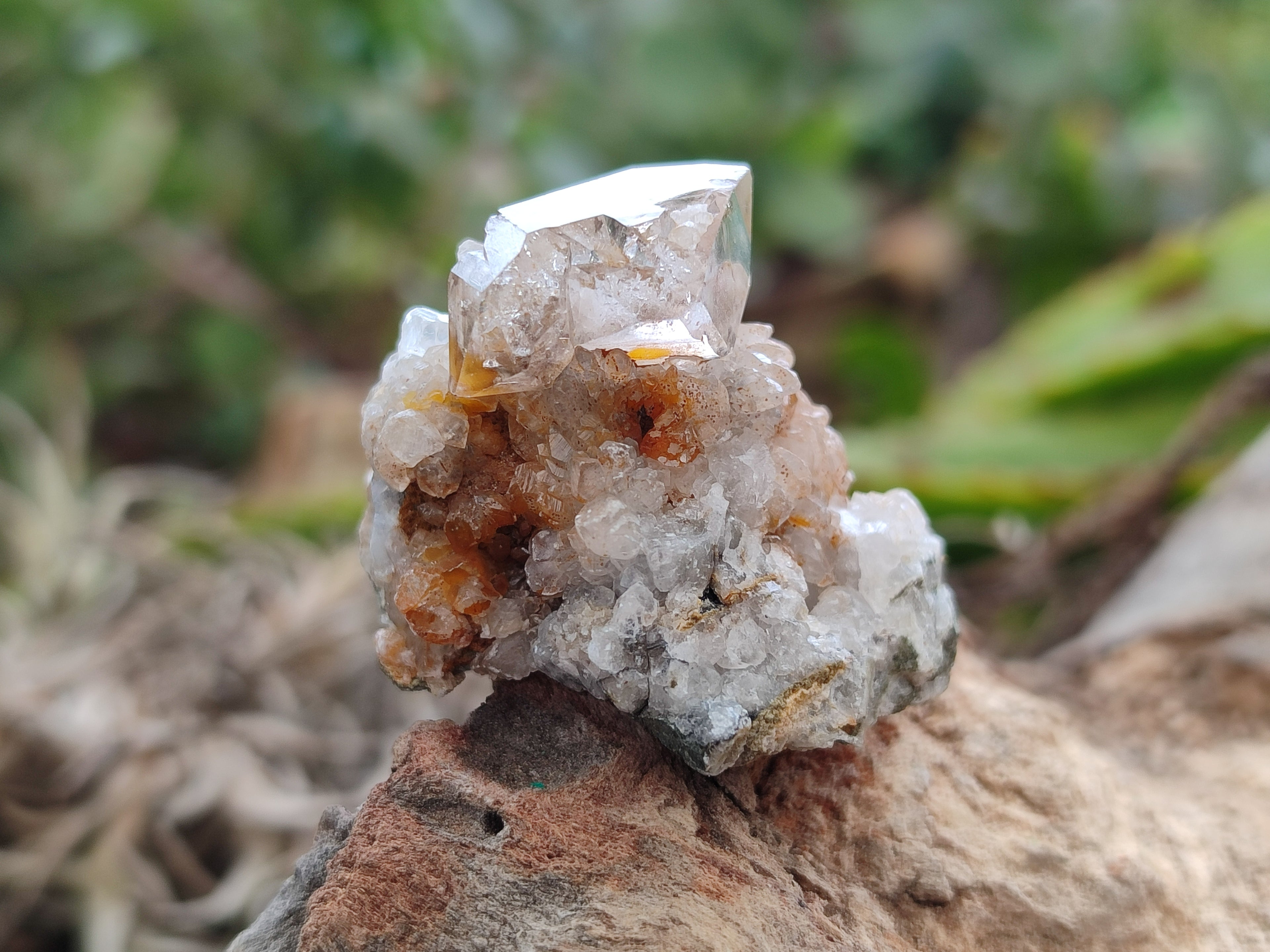 Natural Brandberg Quartz Crystals x 35 From Brandberg Mountain, Namibia - Toprock Gemstones and Minerals 
