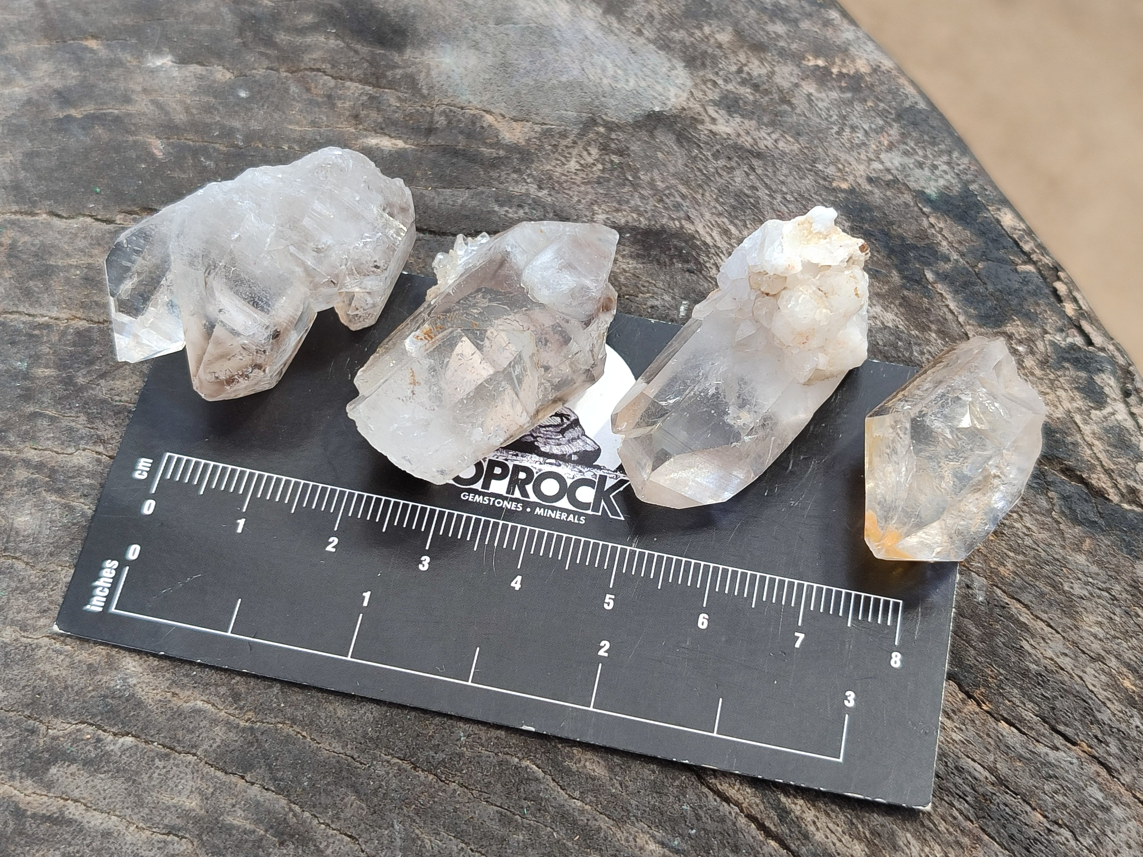 Natural Brandberg Quartz Crystals x 35 From Brandberg Mountain, Namibia - Toprock Gemstones and Minerals 
