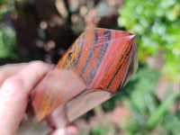 Polished Banded Tiger Iron Towers x 2 From Northern Cape, South Africa