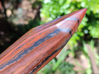 Polished Banded Tiger Iron Towers x 2 From Northern Cape, South Africa