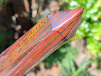Polished Banded Tiger Iron Towers x 2 From Northern Cape, South Africa