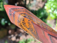 Polished Banded Tiger Iron Towers x 2 From Northern Cape, South Africa