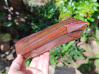 Polished Banded Tiger Iron Towers x 2 From Northern Cape, South Africa