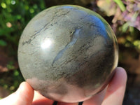 Polished Rare Pharaoh Stone Pyrite in Basalt Sphere x 1 From Iron Duke Mine, Zimbabwe