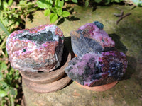 Natural Salrose Cobaltion Dolomite Specimens x 12 From Kakanda, Congo