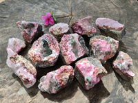 Natural Salrose Cobaltion Dolomite Specimens x 12 From Kakanda, Congo
