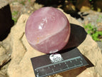 Polished Star Rose Quartz Spheres x 2 From Ambatondrazaka, Madagascar - Toprock Gemstones and Minerals 