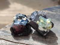 Natural Schorl Black Tourmaline Specimens with Inclusions x 20 From Erongo, Namibia