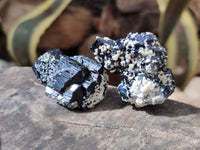 Natural Schorl Black Tourmaline Specimens with Inclusions x 20 From Erongo, Namibia