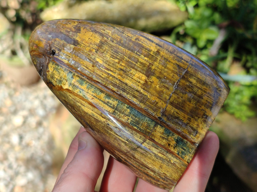 Polished Neolite Standing Free Forms x 3 From Prieska, South Africa - Toprock Gemstones and Minerals 
