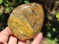 Polished Neolite Standing Free Forms x 3 From Prieska, South Africa