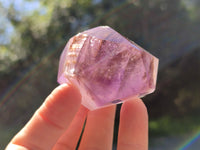 Polished Window Amethyst Quartz Points x 6 From Akansobe, Madagascar