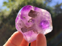Polished Window Amethyst Quartz Points x 6 From Akansobe, Madagascar