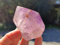 Polished Window Amethyst Quartz Points x 6 From Akansobe, Madagascar