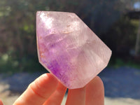 Polished Window Amethyst Quartz Points x 6 From Akansobe, Madagascar