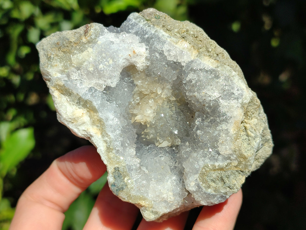 Natural Blue Lace Agate Geode Specimens x 12 From Nsanje, Malawi - Toprock Gemstones and Minerals 