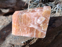 Natural Sunset Orange Rhombohedron Calcite Specimens x 24 From Spitzkop, Namibia