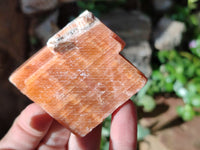 Natural Sunset Orange Rhombohedron Calcite Specimens x 24 From Spitzkop, Namibia