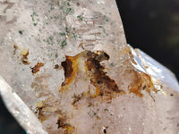 Polished Window Quartz Points with Rutile and Chlorite Moss Inclusions x 2 from Madagascar