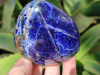 Polished Sodalite Standing Free Forms x 3 From Kunene River, Namibia