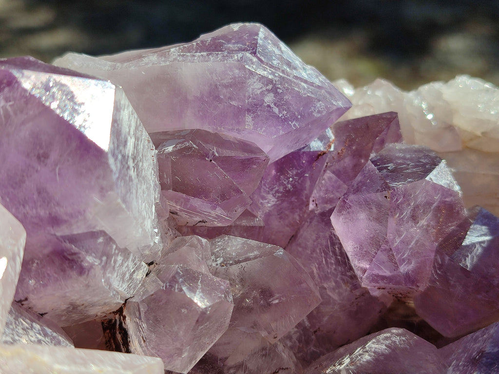 Natural Jacaranda Amethyst Quartz Cluster x 1 From Mumbwa, Zambia - Toprock Gemstones and Minerals 