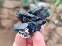 Natural Schorl Black Tourmaline Specimens with Hyalite Opal x 20 From Erongo, Namibia