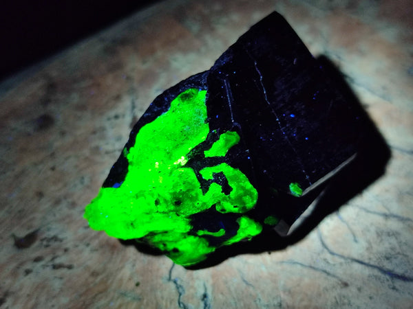 Natural Schorl Black Tourmaline Specimens with Hyalite Opal x 20 From Erongo, Namibia