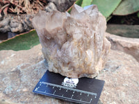 Natural Phantom Quartz Clusters x 2 From Luena, Congo