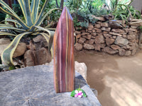 Polished Banded Tiger Iron Tower x 1 From Northern Cape, South Africa